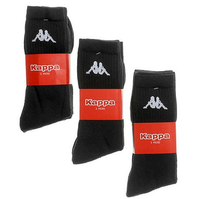Ponožky KAPPA 3 páry sportovních ponožek černé 3538 